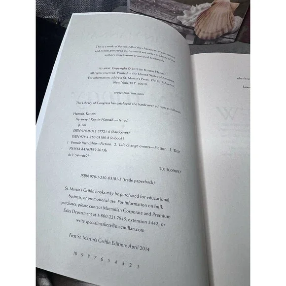 Kristin Hannah Book Lot Women Novels Fly Away HB PB True Colors Winter Garden - Picture 10 of 16